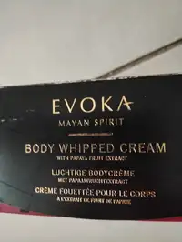 EVOKA - Crème fouettée pour le corps