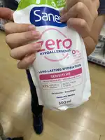 SANEX - Gel douche hypoallergénique zéro % sensitive