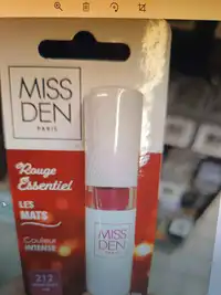 MISS EDEN - Rouge essentiel - Couleur intense 212 prune douce