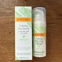 BURT'S BEES - Calming day lotion with aloe and rice milk