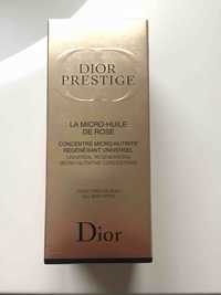 DIOR - Dior prestige - La micro-huile de Rose 