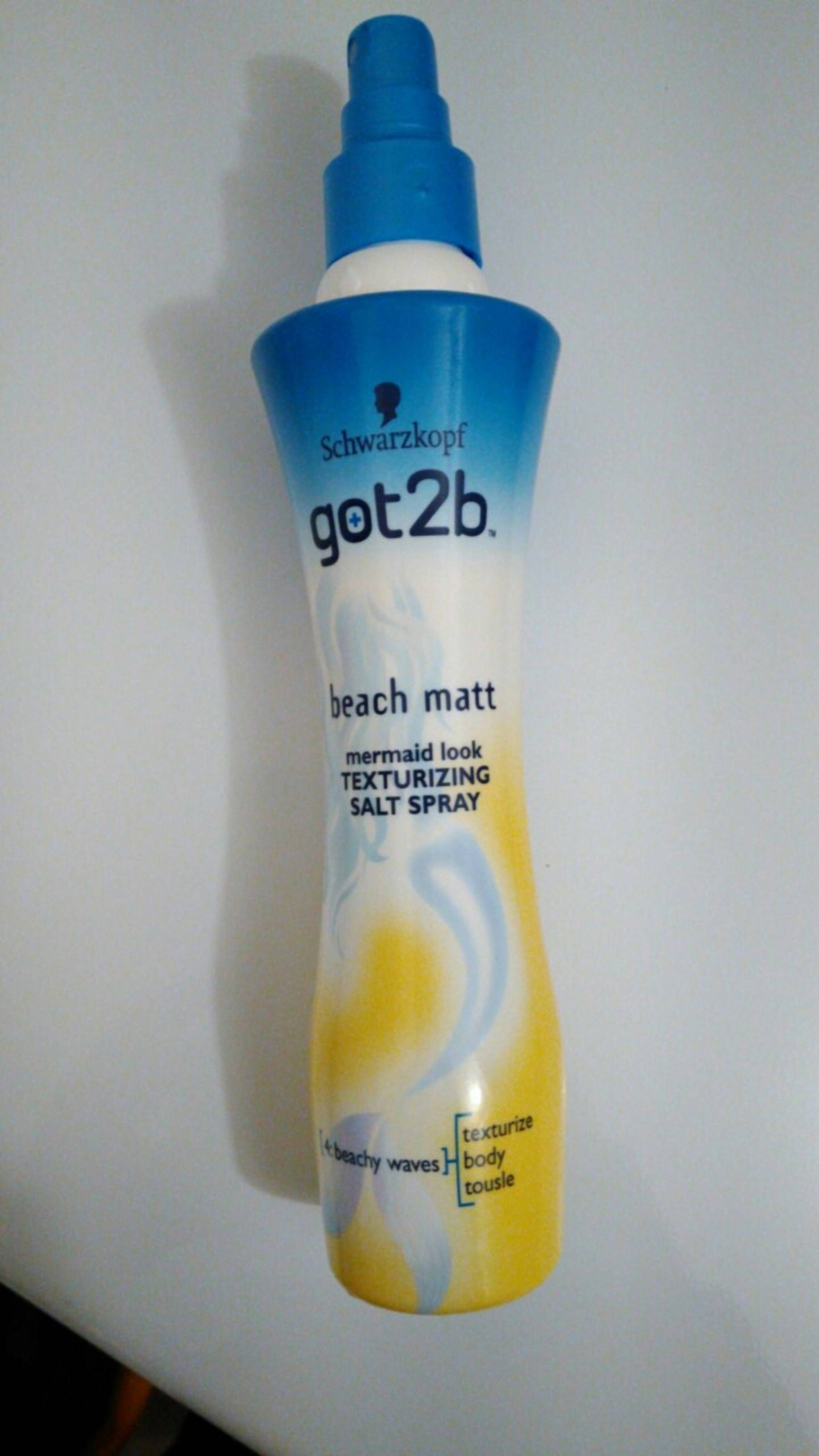 SCHWARZKOPF - Got2b beach matt - Texturizing salt spray