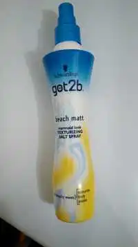 SCHWARZKOPF - Got2b beach matt - Texturizing salt spray