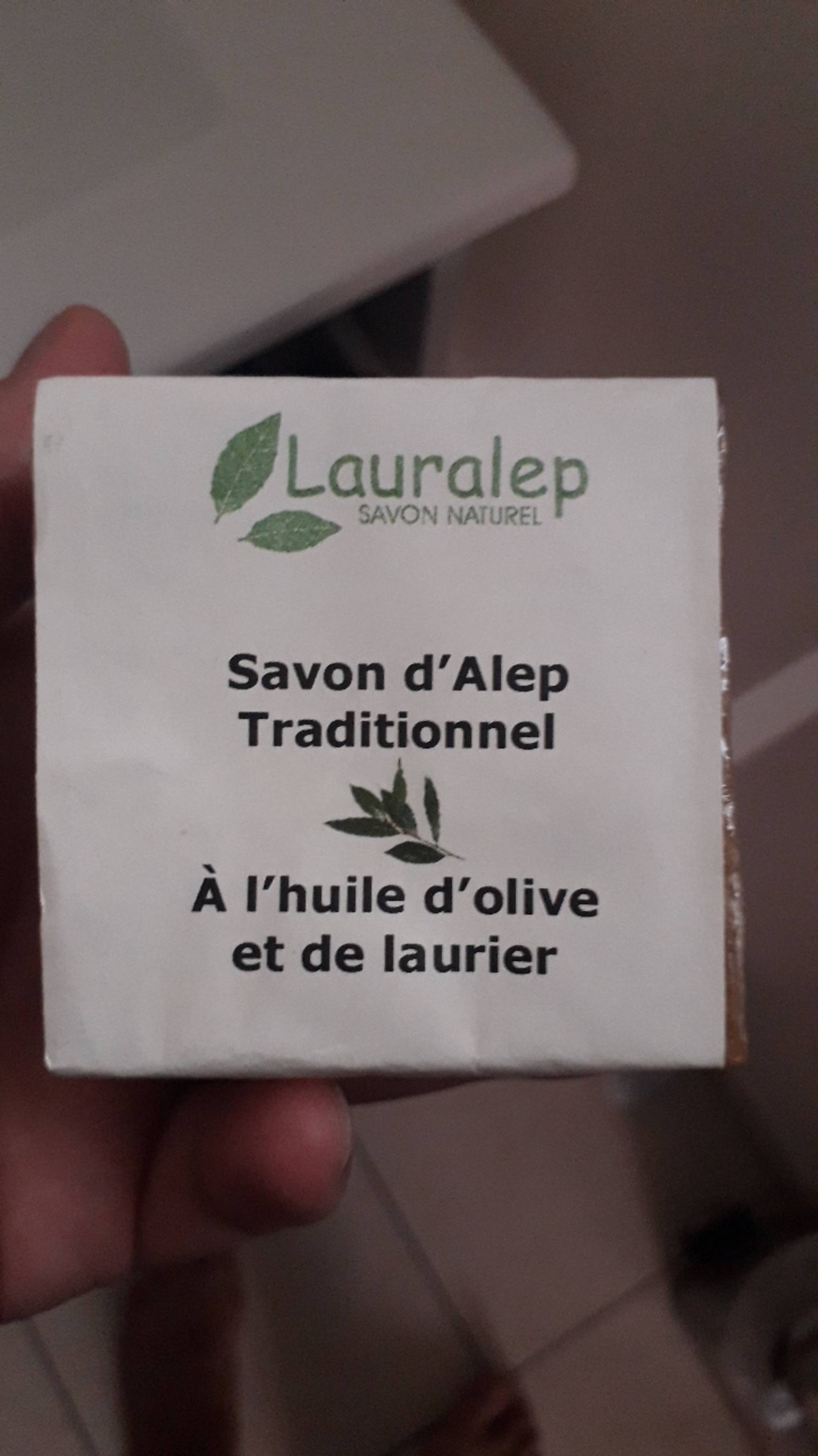 LAURALEP - Savon d'Alep traditionnel à l'huile d'olive et de laurier