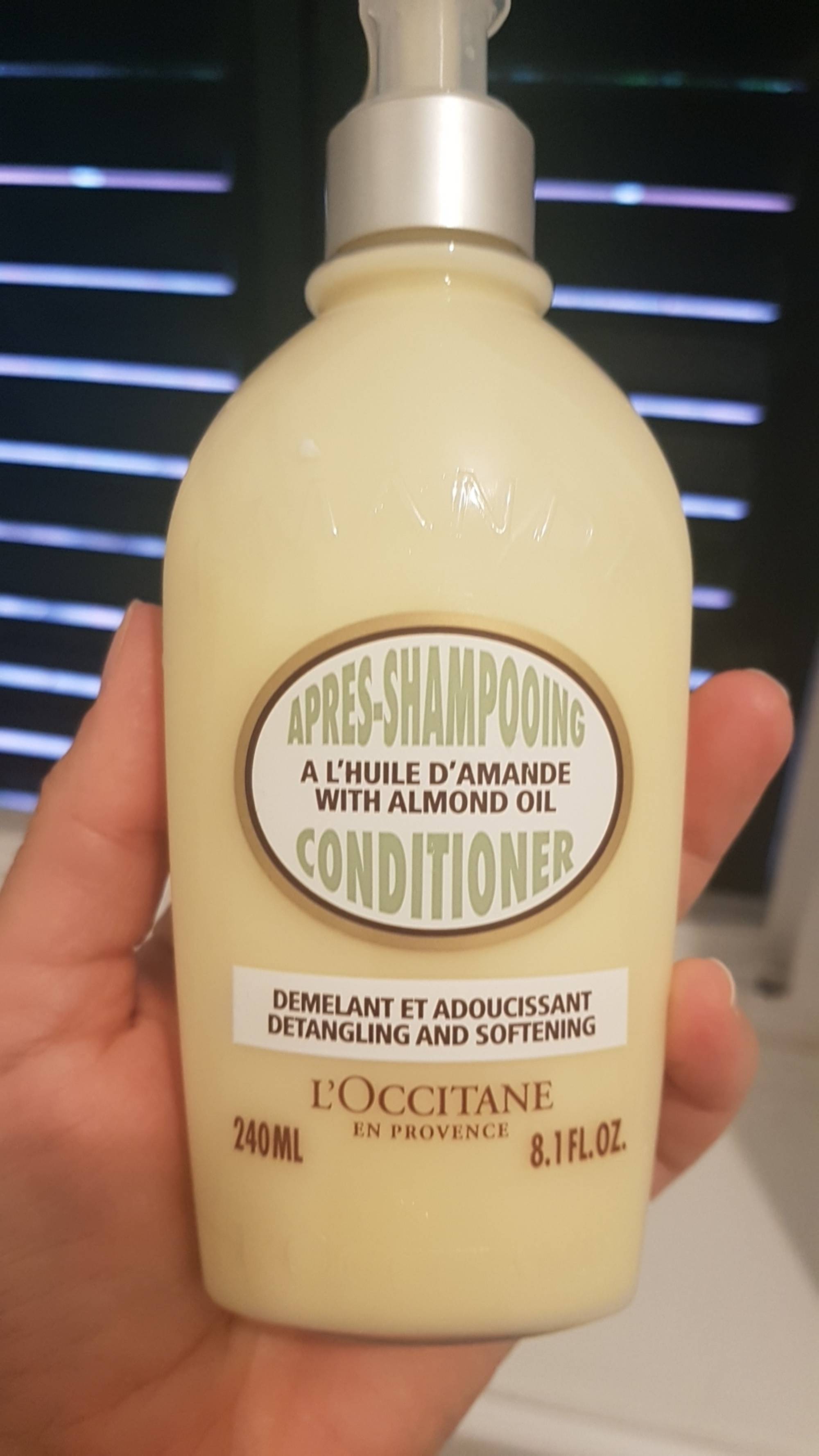 L'OCCITANE - Après-shampooing à l'huile d'amande