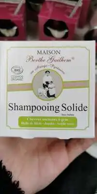 MAISON BERTHE GUILHEM - Shampooing solide bio