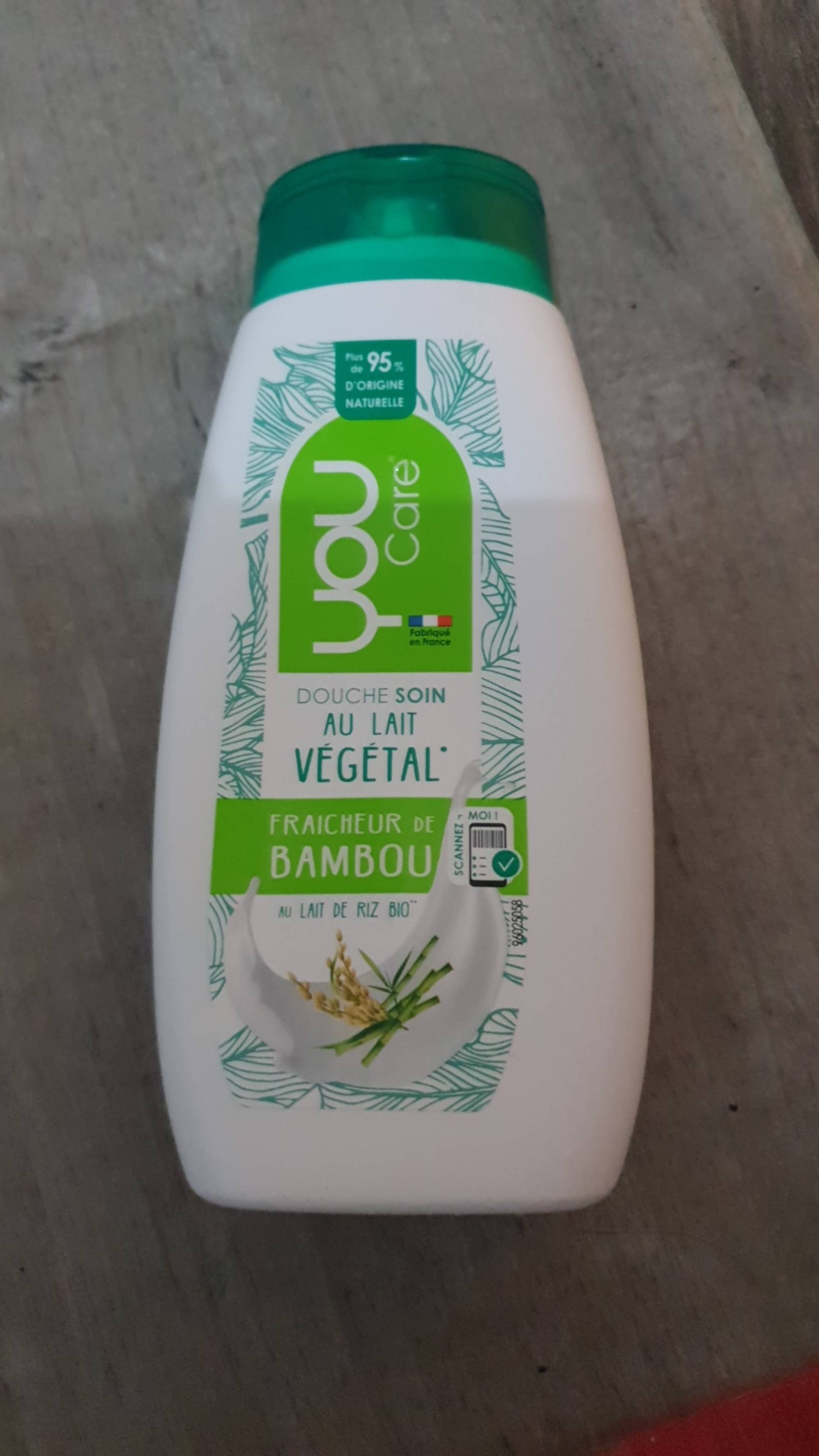 YOU CARE - Douche soin au lait végétal fraîcheur de bambou
