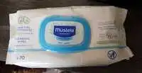 MUSTELA - Lingettes nettoyantes bébé