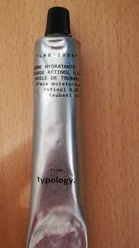 TYPOLOGY - Lab-2004 - Crème hydratante visage rétinol 0,2%