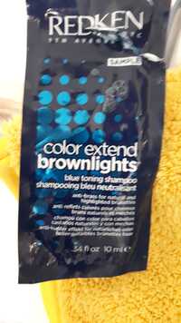 REDKEN - Color extend Brownlights - Shampooing bleu neutralisant