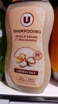 U - Cheveux secs - Shampooing huile d'argan et macadamia