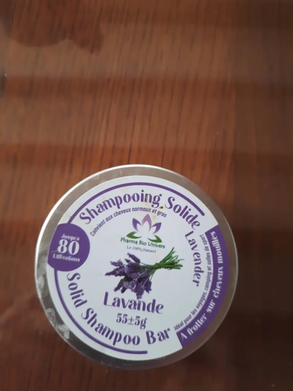 PHARMA BIO UNIVERS - Shampooing solide lavande