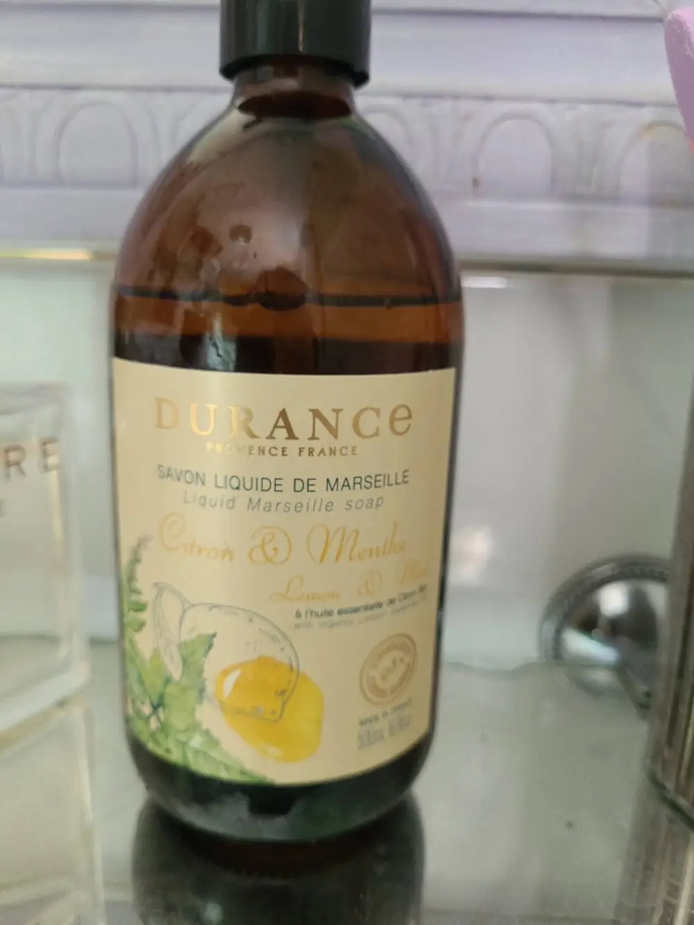 DURANCE - Citron et menthe - Savon liquide de Marseille