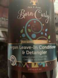 AS I AM - Born Curly - Argan leave-in conditioner & detangler