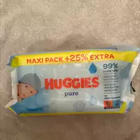 HUGGIES - Pure - Baby cleansing wipes
