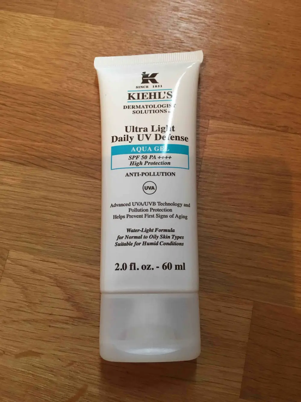 KIEHL'S - Ultra light daily UV defense - Aqua gel SPF 50