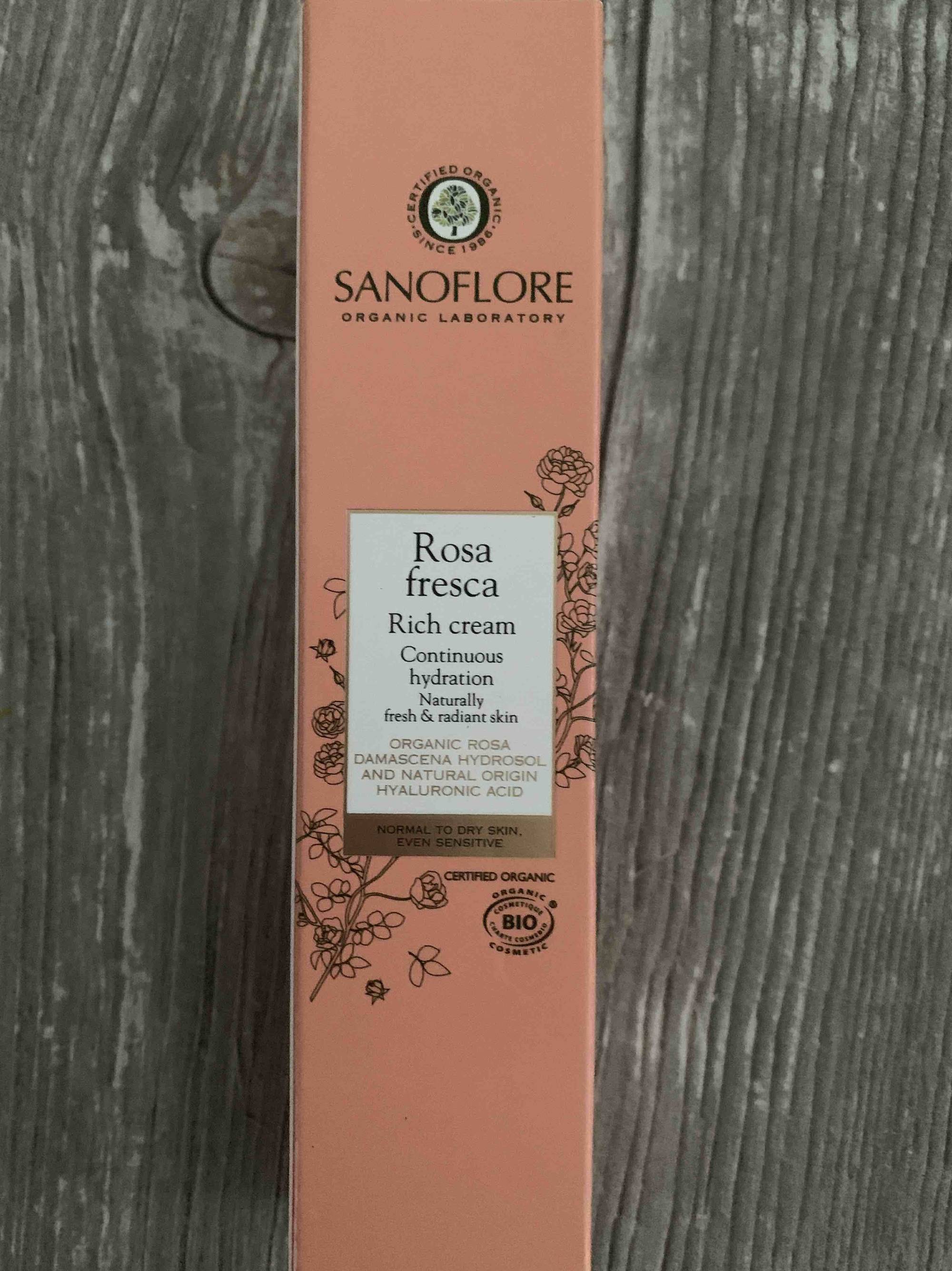 SANOFLORE - Rosa fresca - Rich cream