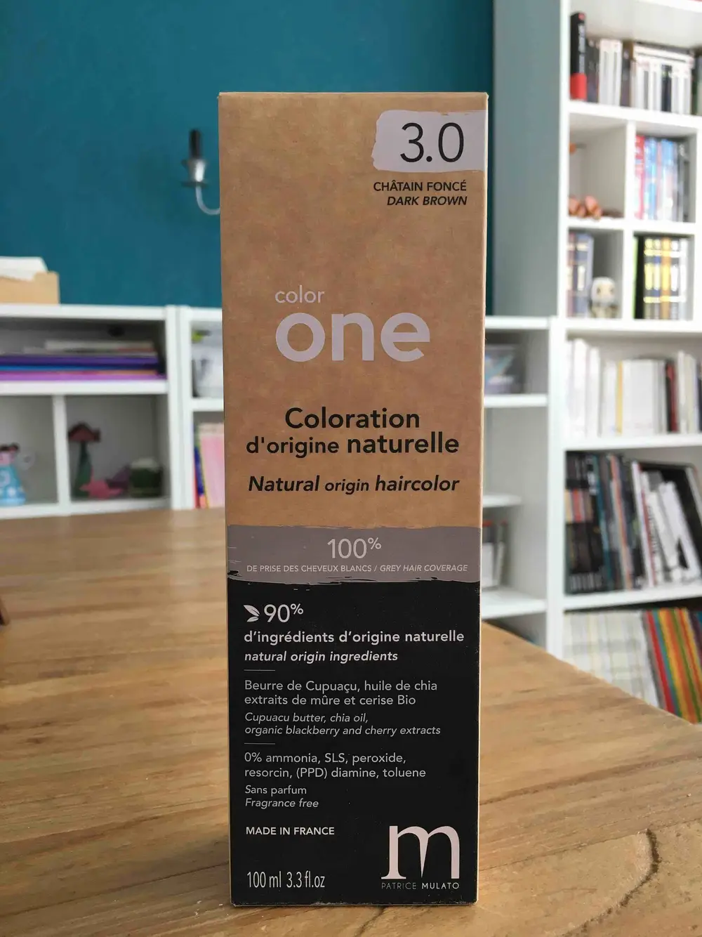 PATRICE MULATO - Color one - Coloration d'origine naturelle 3.0 châtain foncé