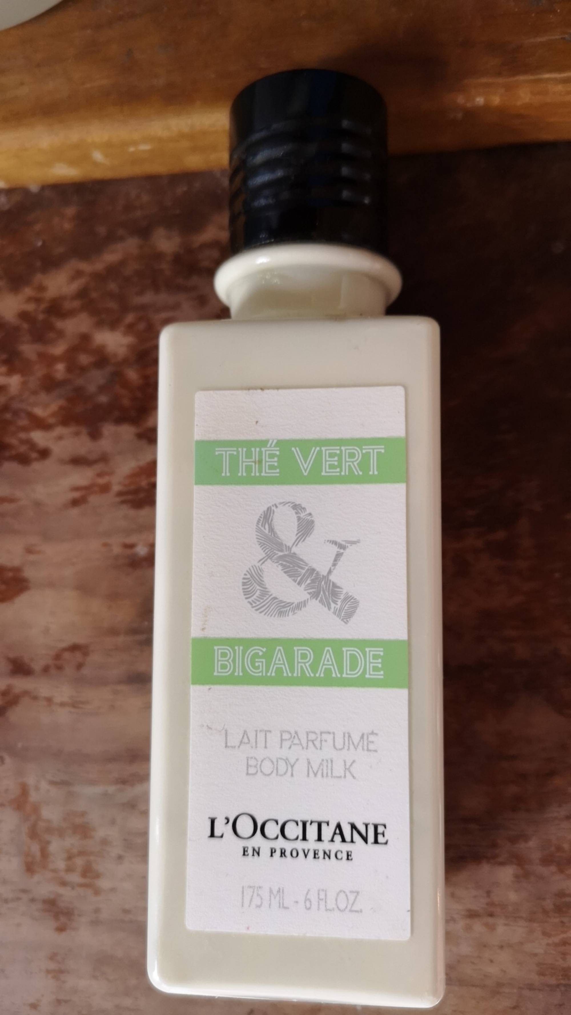 L'OCCITANE - Thé vert & bigarade - Lait parfumé