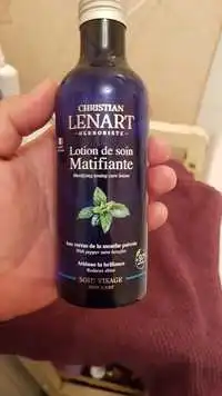 CHRISTIAN LÉNART - Soin visage - Lotion de soin matifiante