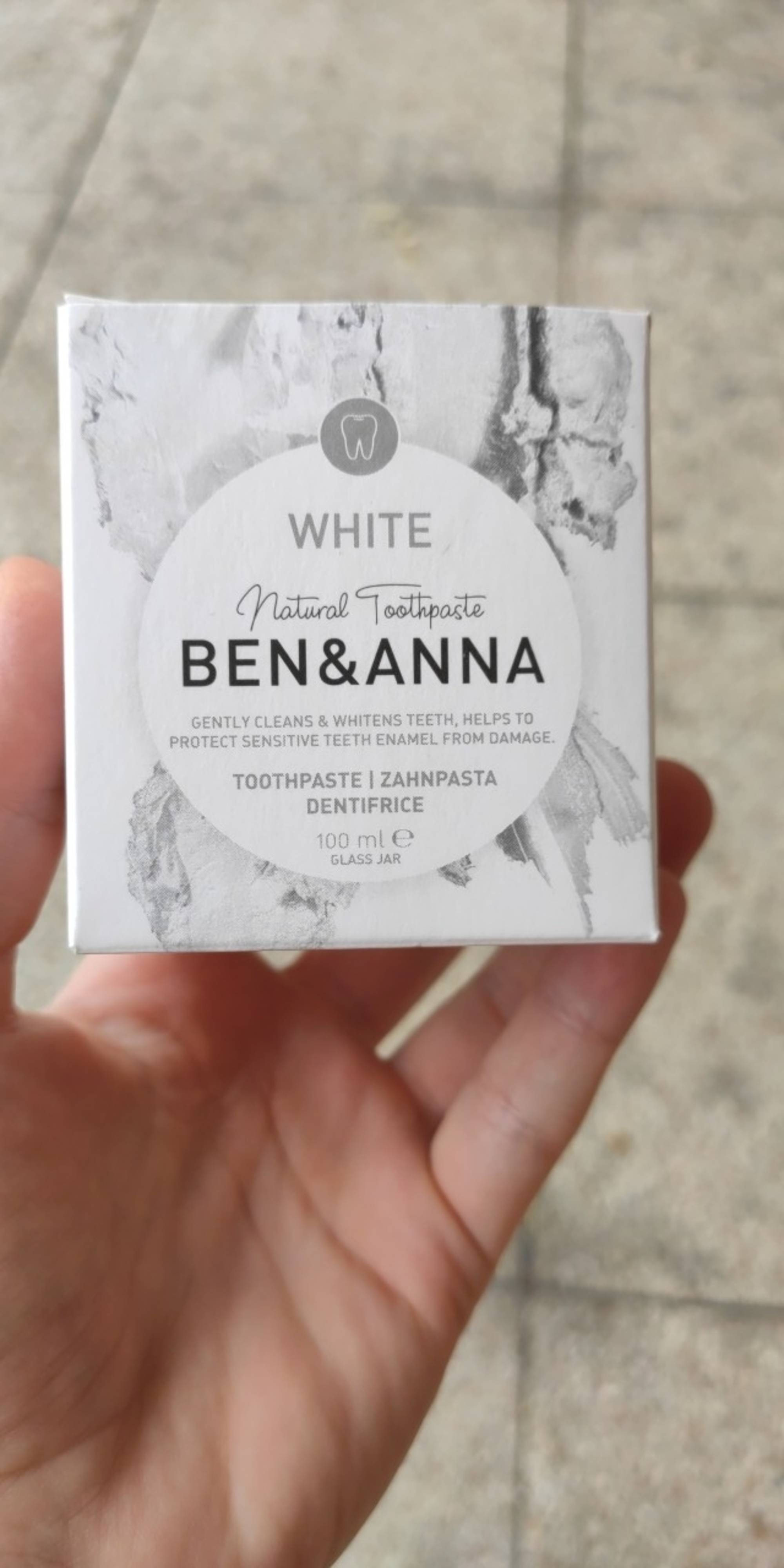 BEN & ANNA - White - Dentifrice