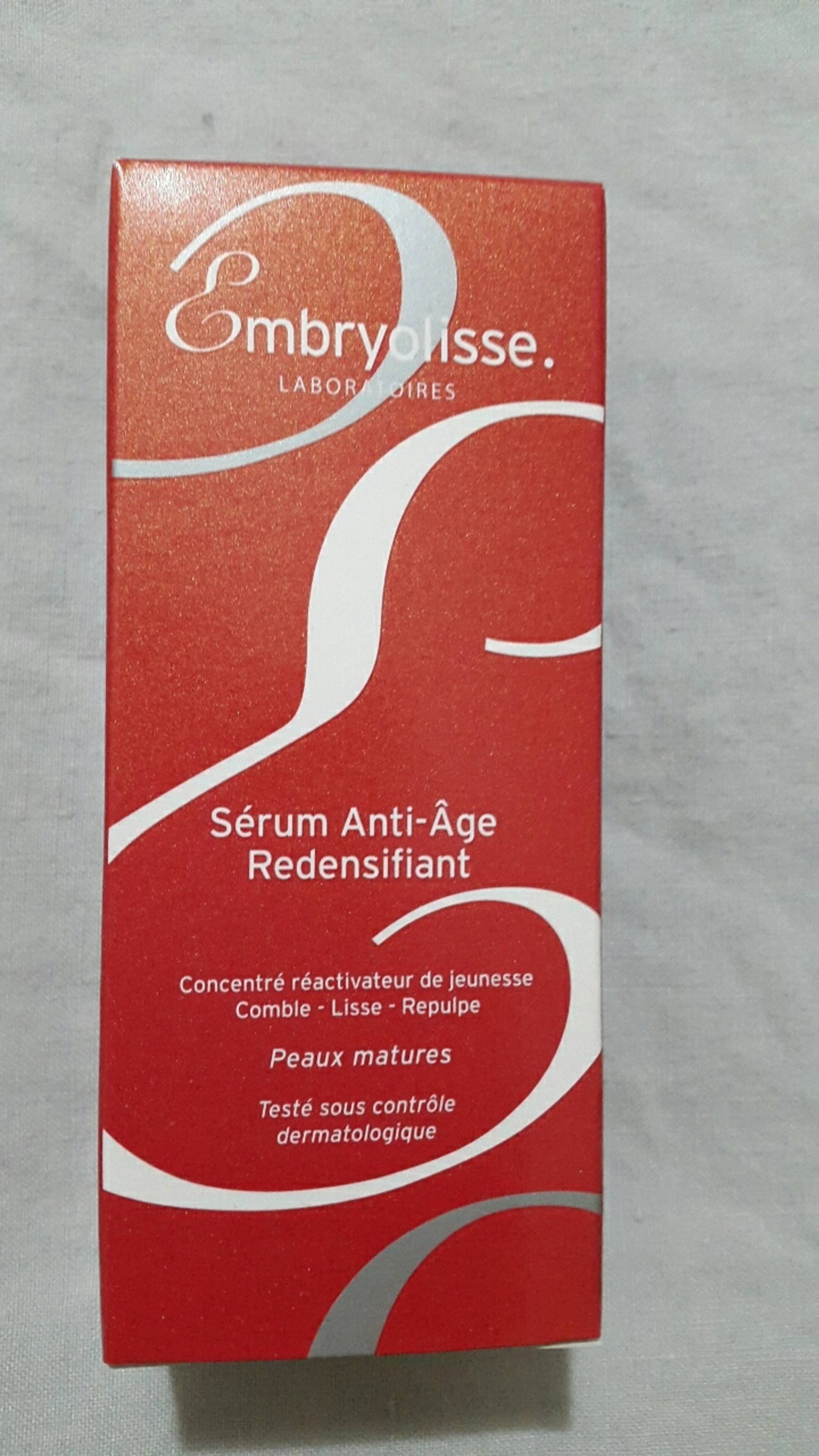 EMBRYOLISSE - Sérum anti-âge redensifiant