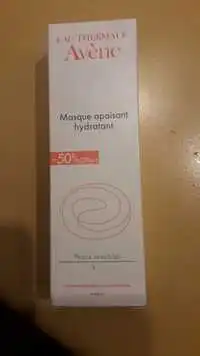 AVÈNE - Eau thermale - Masque apaisant hydratant