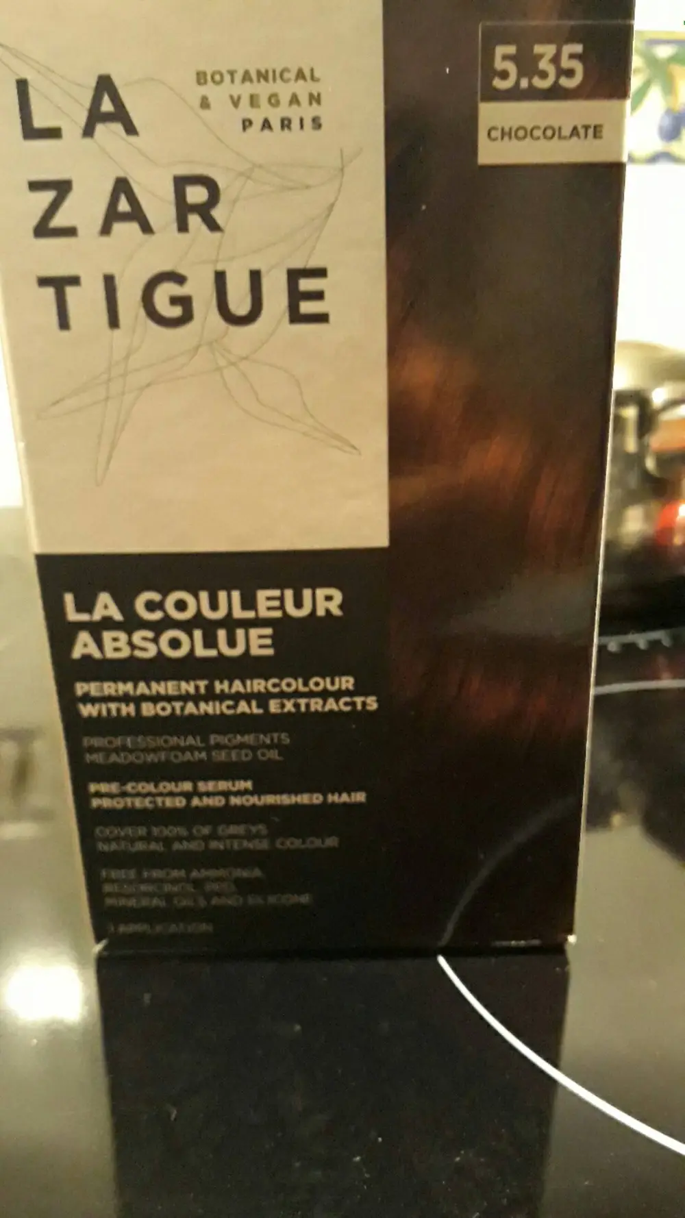 LAZARTIGUE - La couleur absolue - Permanent haircolour 5.35 chocolate