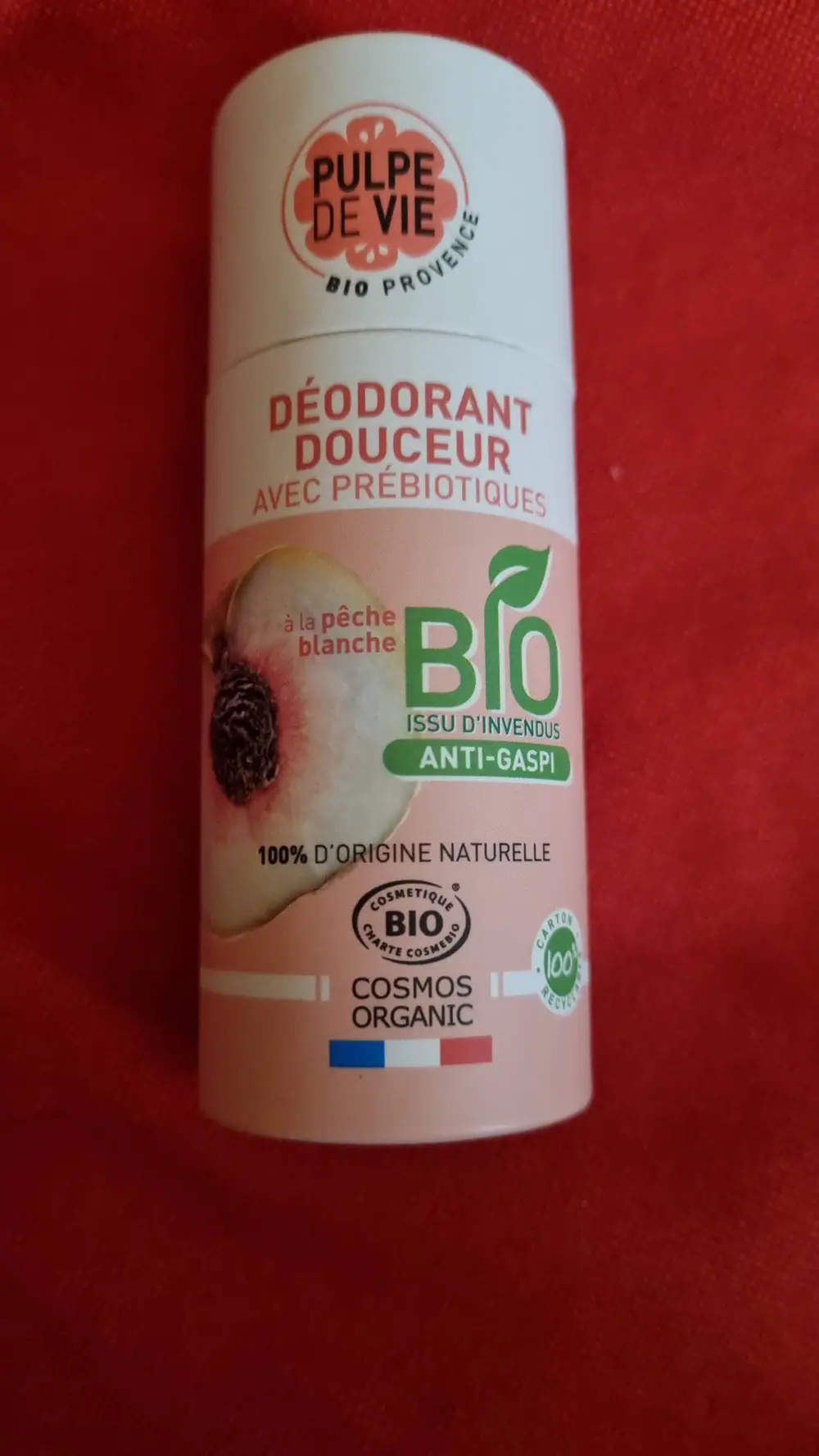 PULPE DE VIE - Déodorant douceur à la pêche blanche