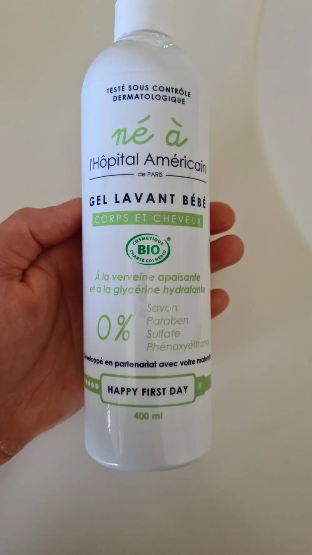 NÉ À L'HÔPITAL AMERICAIN - Gel lavant bébé