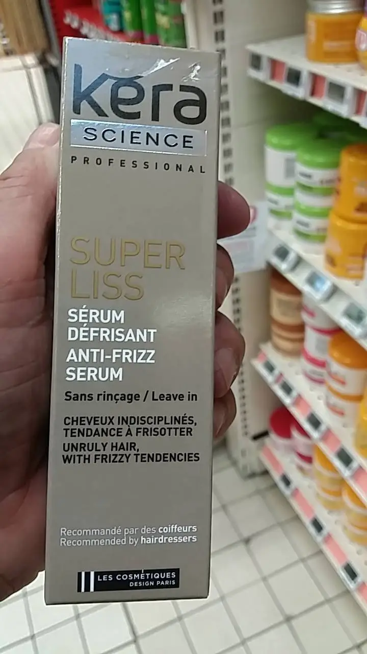 LES COSMÉTIQUES DESIGN PARIS - Kéra science Super Liss sérum défrisant