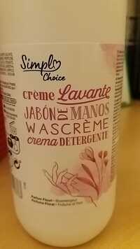 SIMPLE CHOICE - Crème lavante