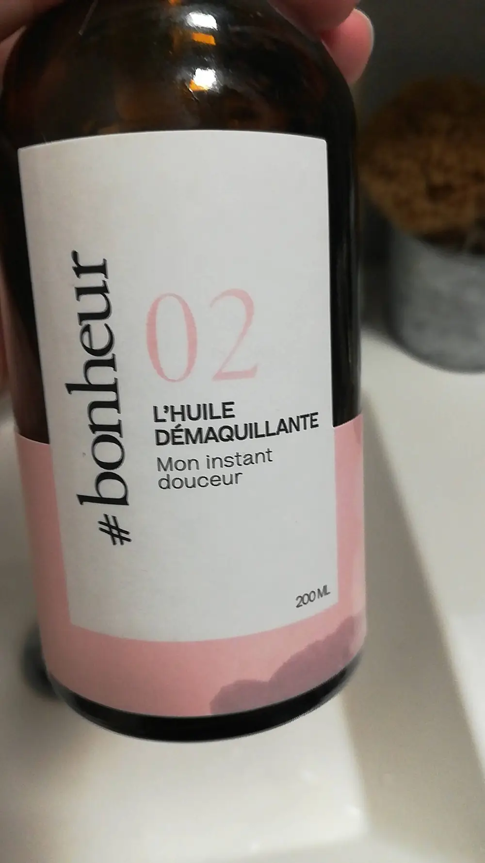 BONHEUR - Mon instant douceur - 02 L'Huile démaquillante