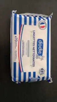 DODIE - Lingettes nettoyantes fibres biodégradables