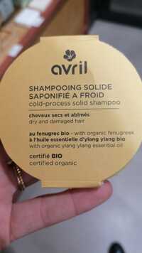 AVRIL - Shampooing solide saponifié à froid