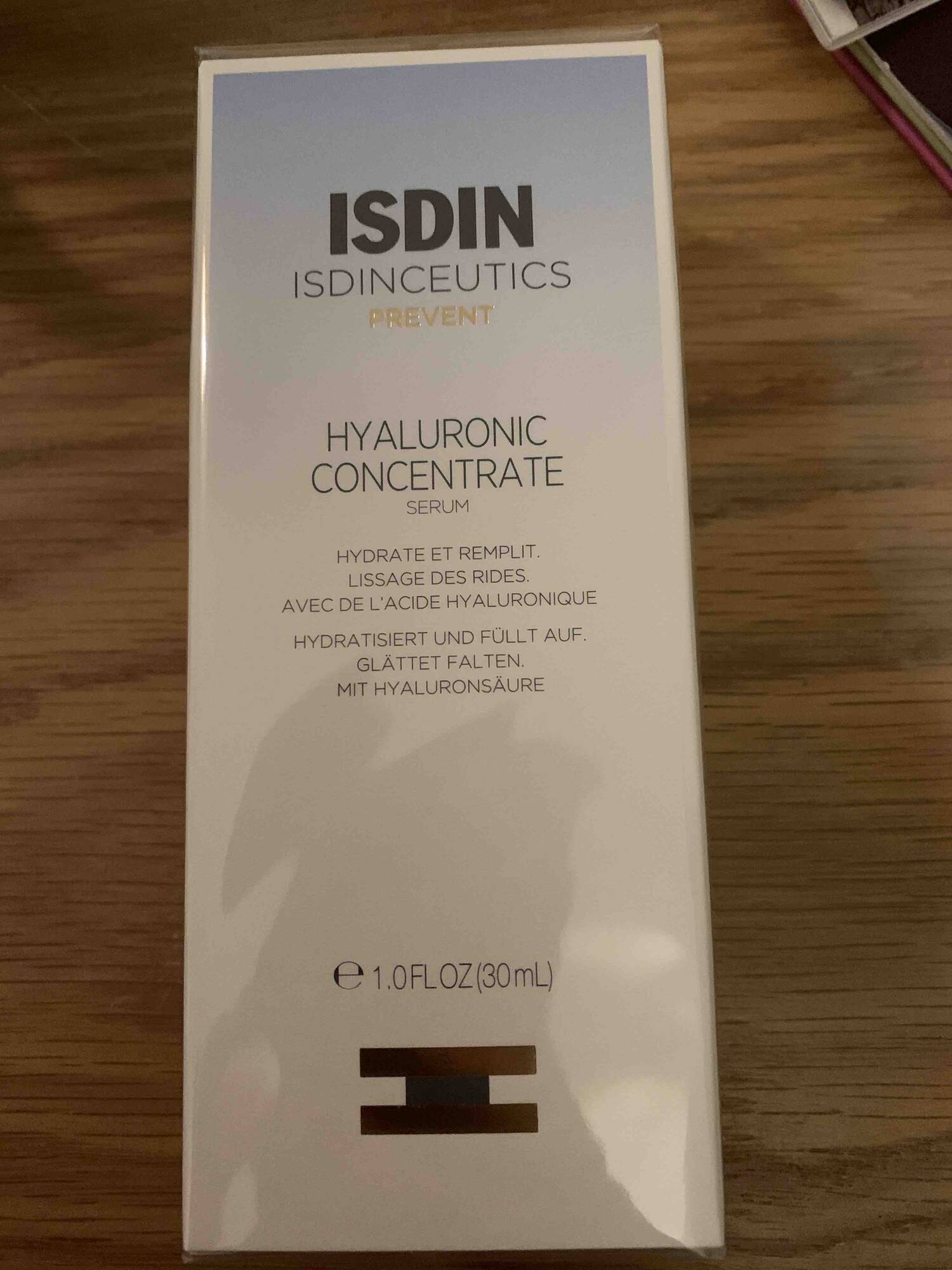 ISDIN - Isdinceutics prevent - Hyaluronic concentrate serum