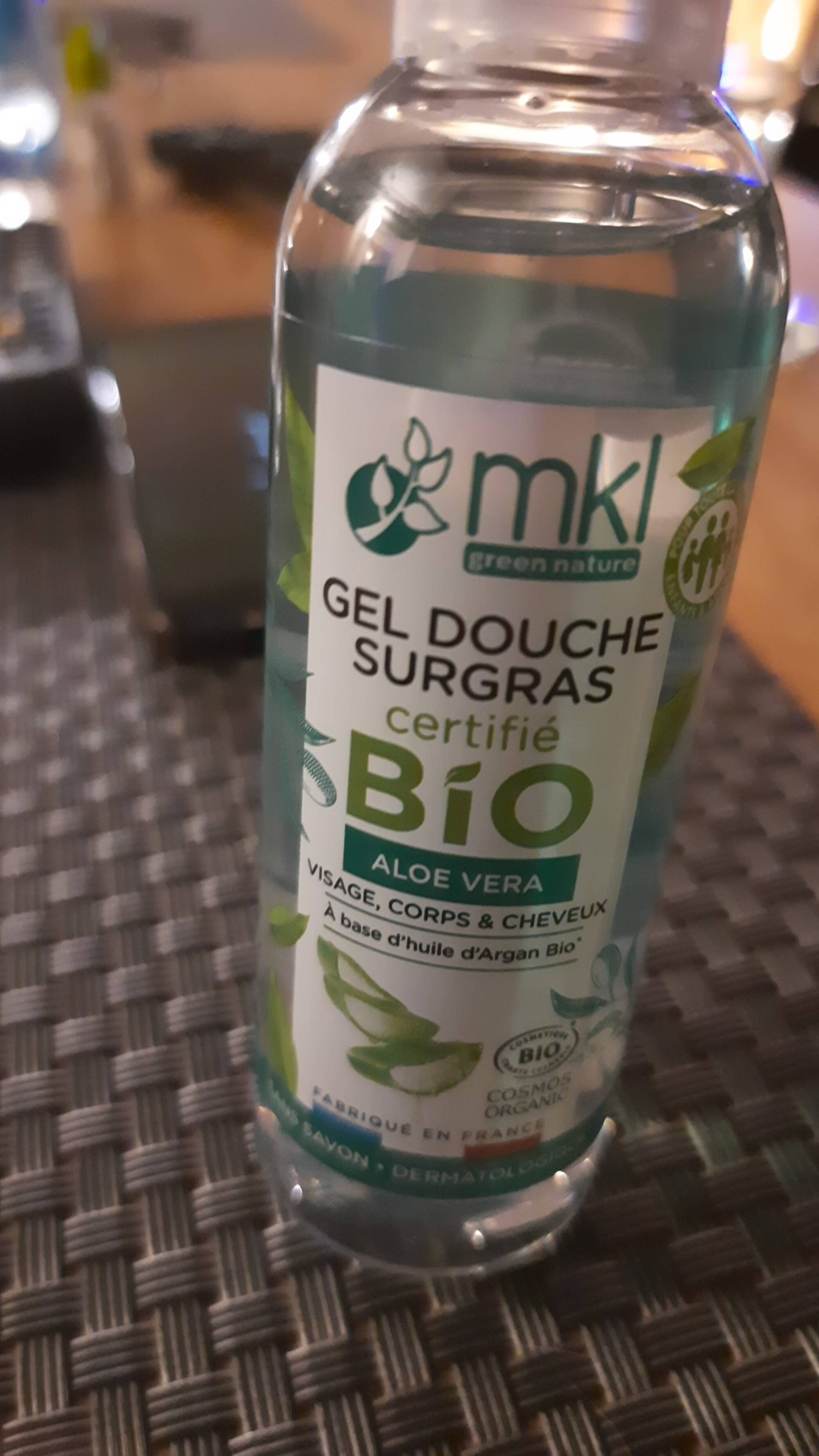 MKL - Aloe vera - Gel douche surgras certifié bio