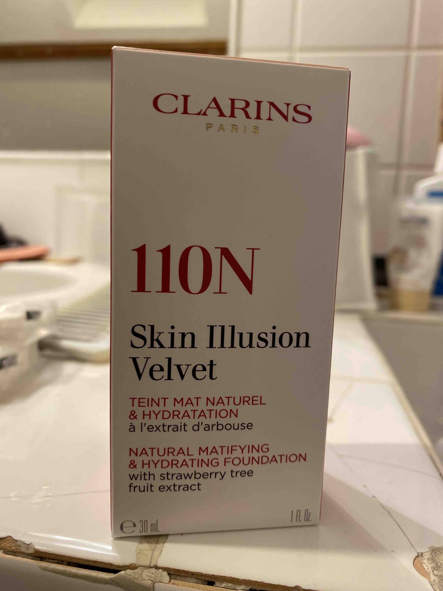 CLARINS - 110N skin illusion velvet - Teint mat naturel & hydratation