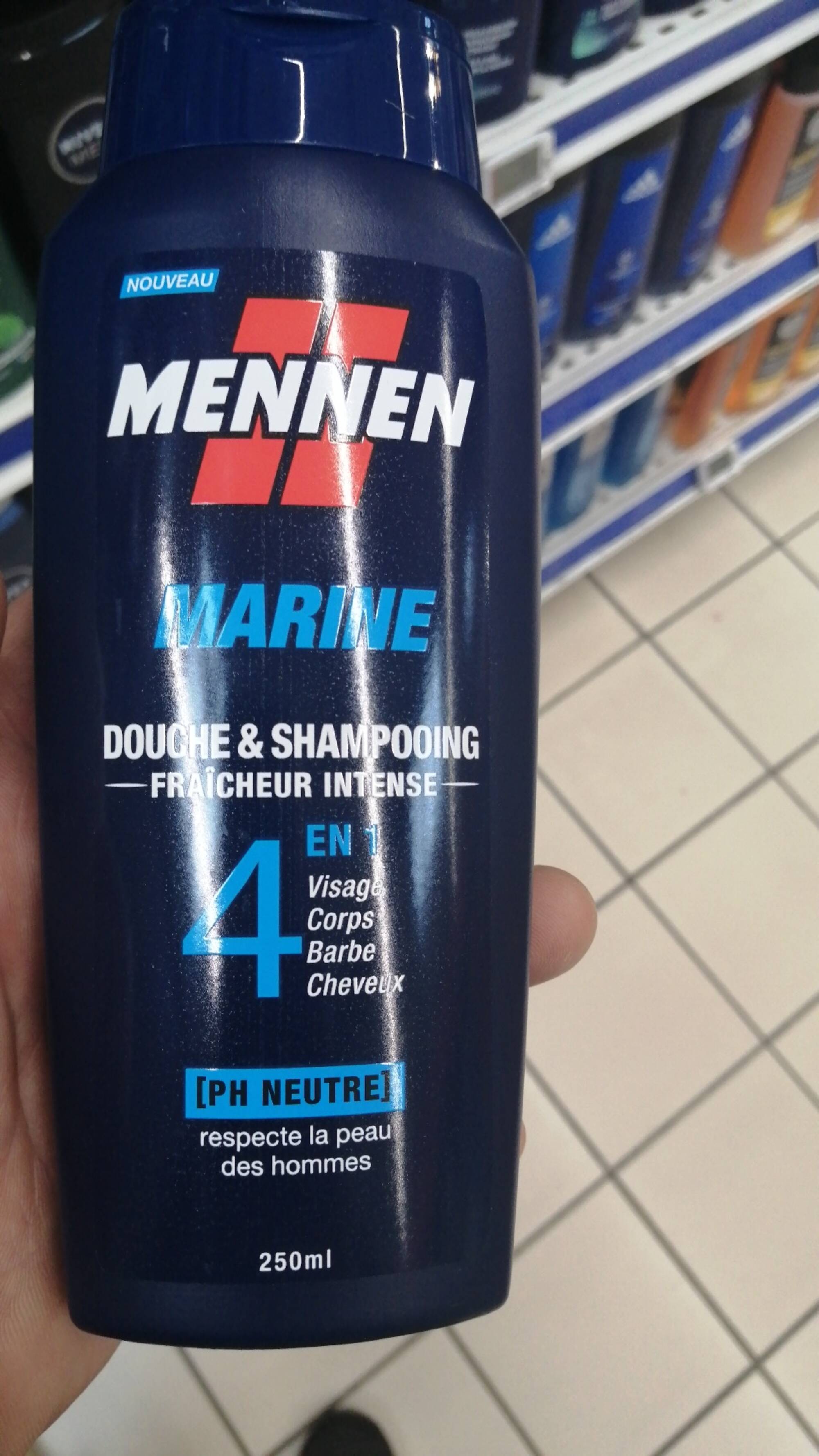 MENNEN - Marine - Douche & shampooing 4 en 1