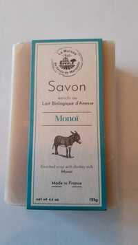 LA MAISON DU SAVON DE MARSEILLE - Monoï - Savon enrichi au lait biologique d'ânesse
