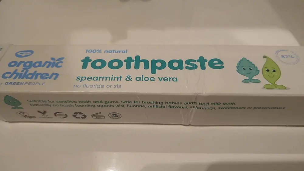 GREEN PEOPLE - Toothpaste spearmint & aloe vera