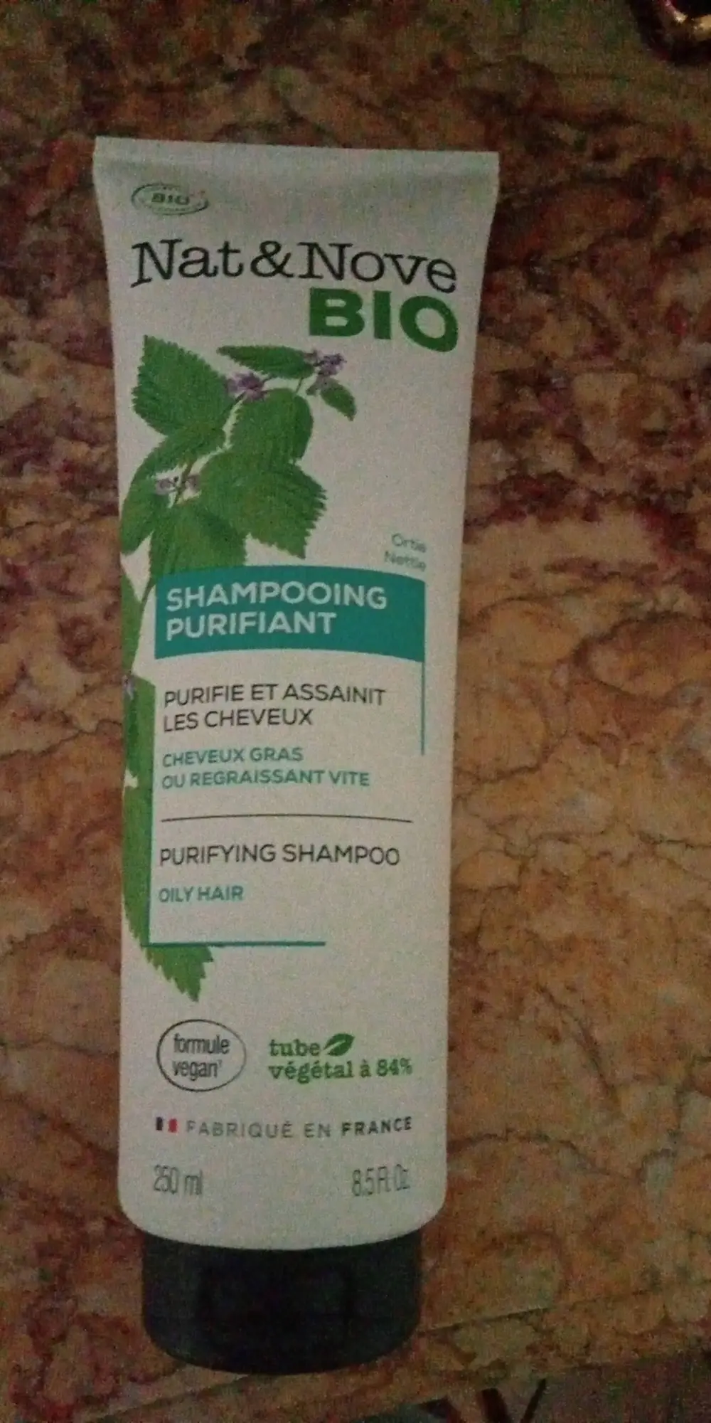NAT&NOVE - Shampooing purifiant pour cheveux gras ou regraissant vite