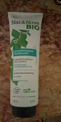 NAT&NOVE - Shampooing purifiant pour cheveux gras ou regraissant vite