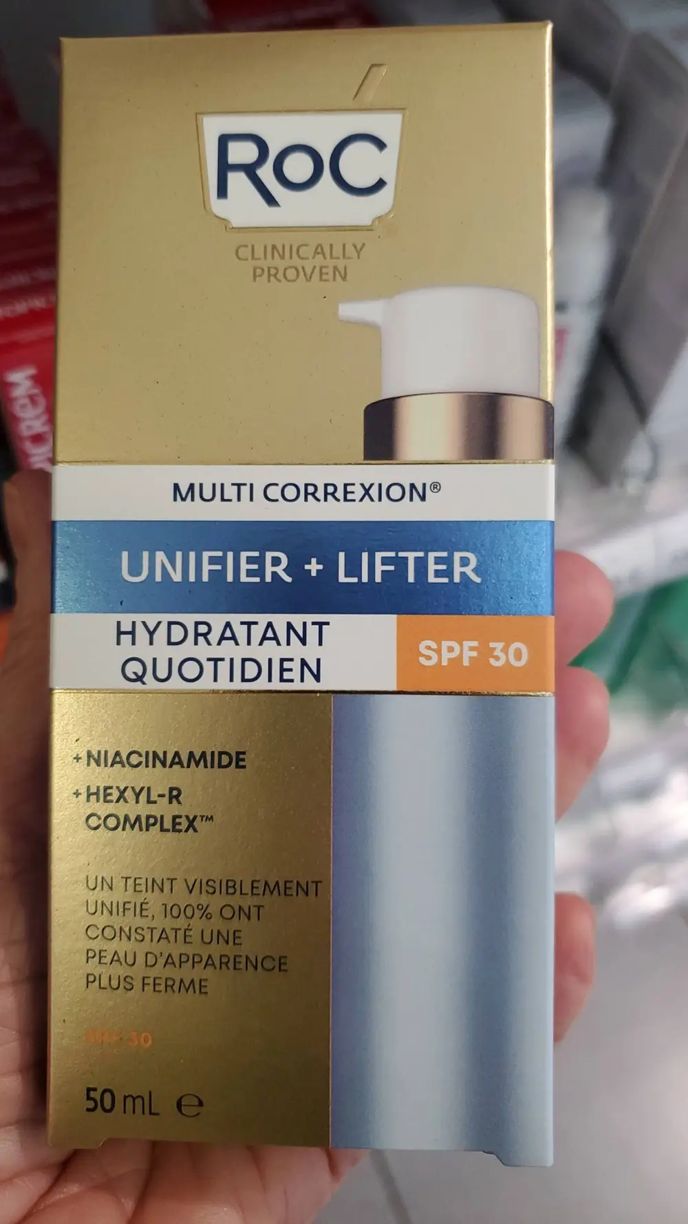 ROC - Multi correxion unifier + lifter - Hydratant quotidien SPF 30