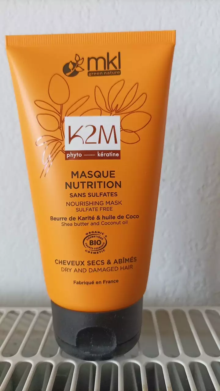 MKL - K2M - Masque nutrition cheveux secs & abimés