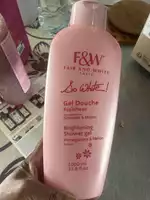 F&W - So white !  - Gel douche fraîcheur 