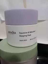 ONDO - Squalane & bakuchiol - Sleeping pack
