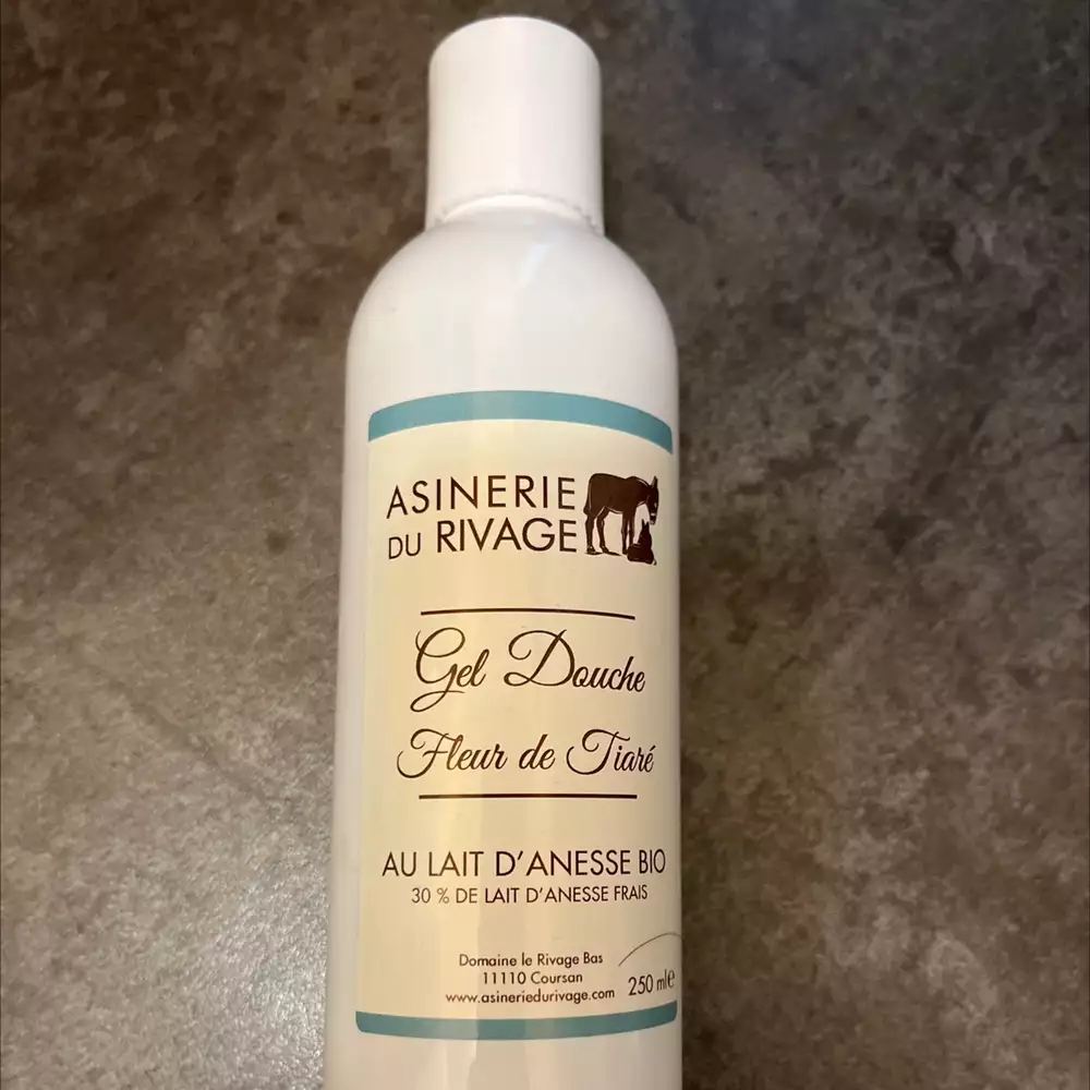 ASINERIE DU RIVAGE - Gel douche fleur de tiaré au lait d'ânesse bio