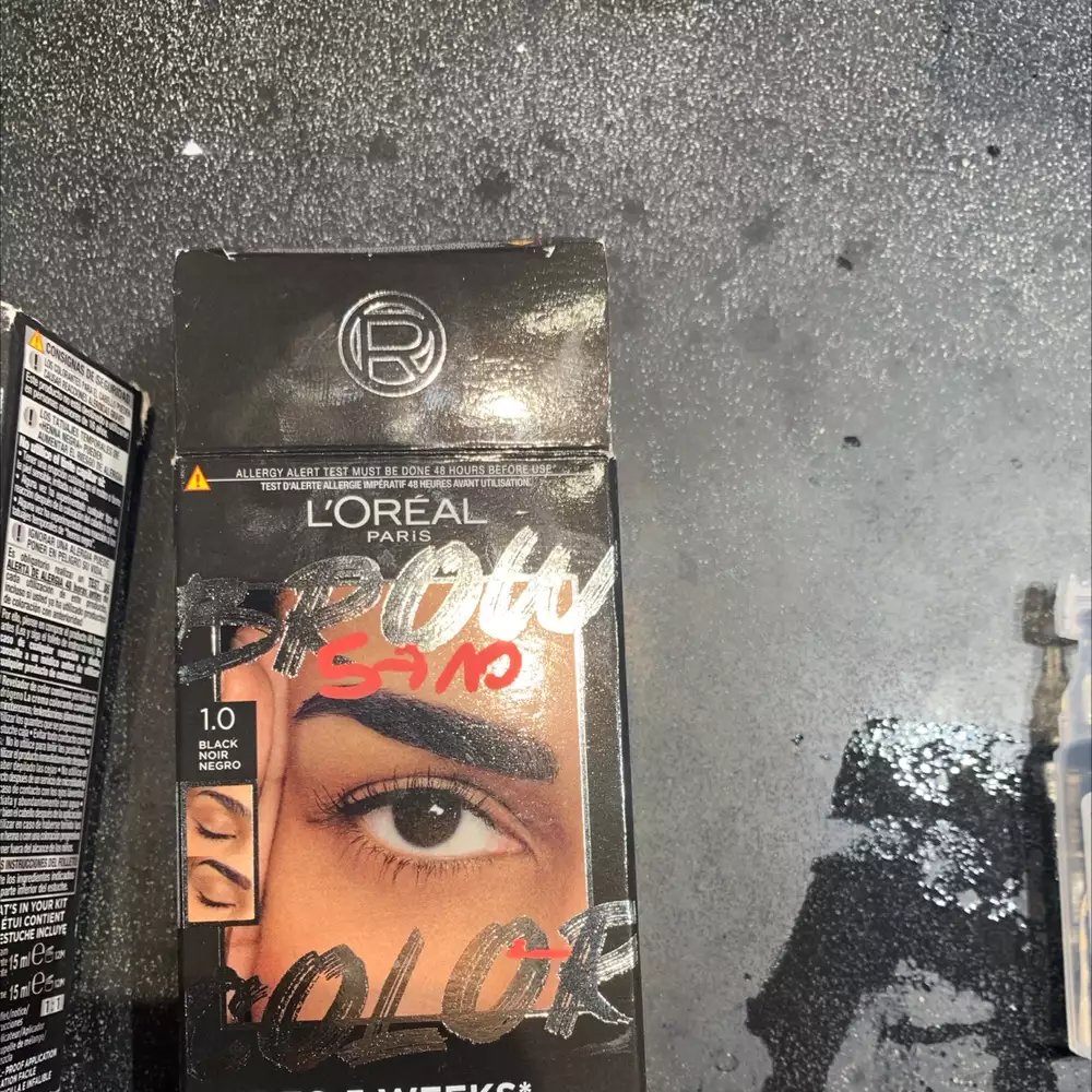 L'ORÉAL PARIS - Brow color - Crème colorante sourcils 1.0 noir