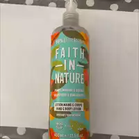 FAITH IN NATURE - Pamplemousse & Orange - Lotion mains et corps